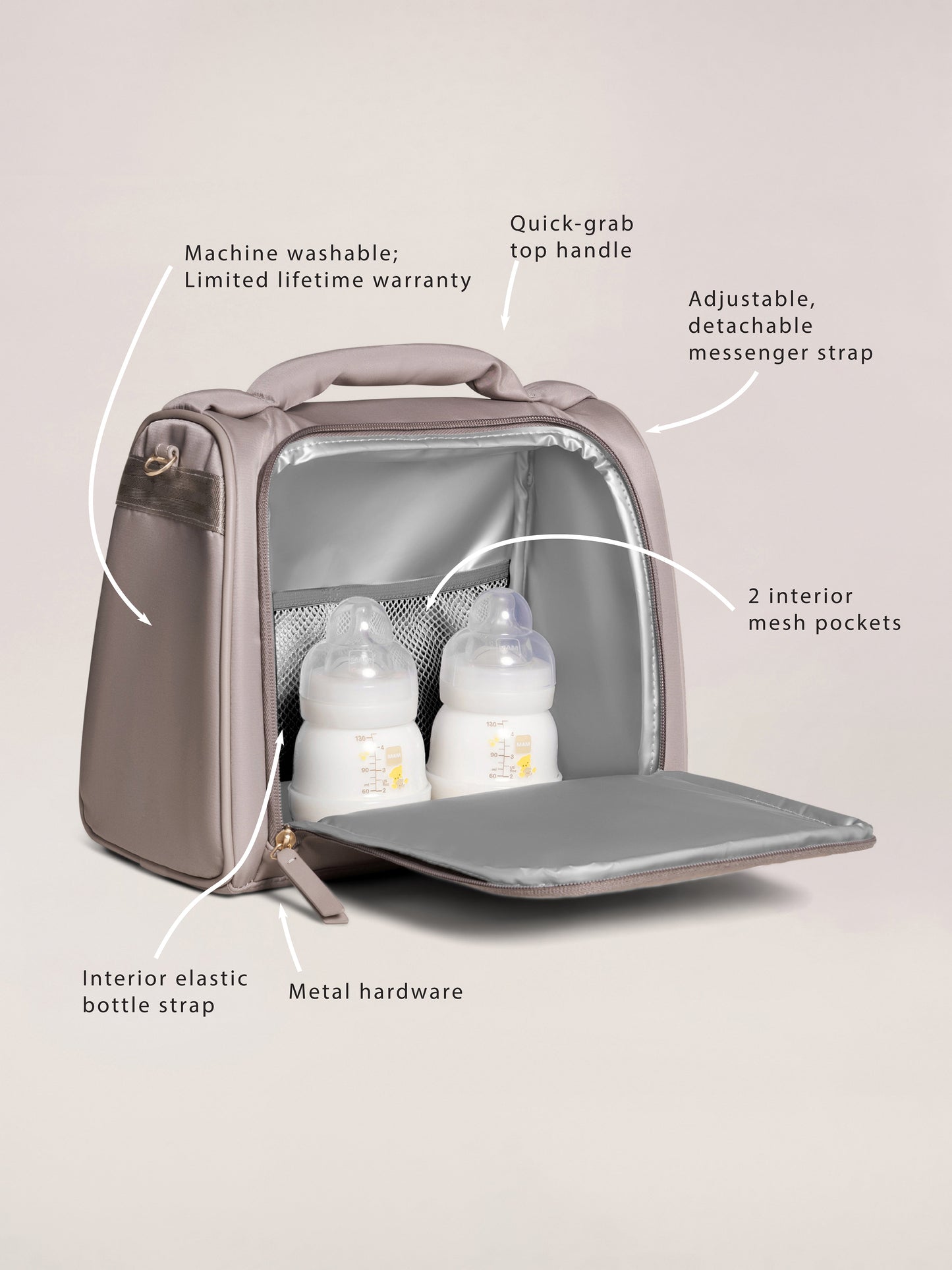 Witney Carson Insulated Bottle Bag - Cloud