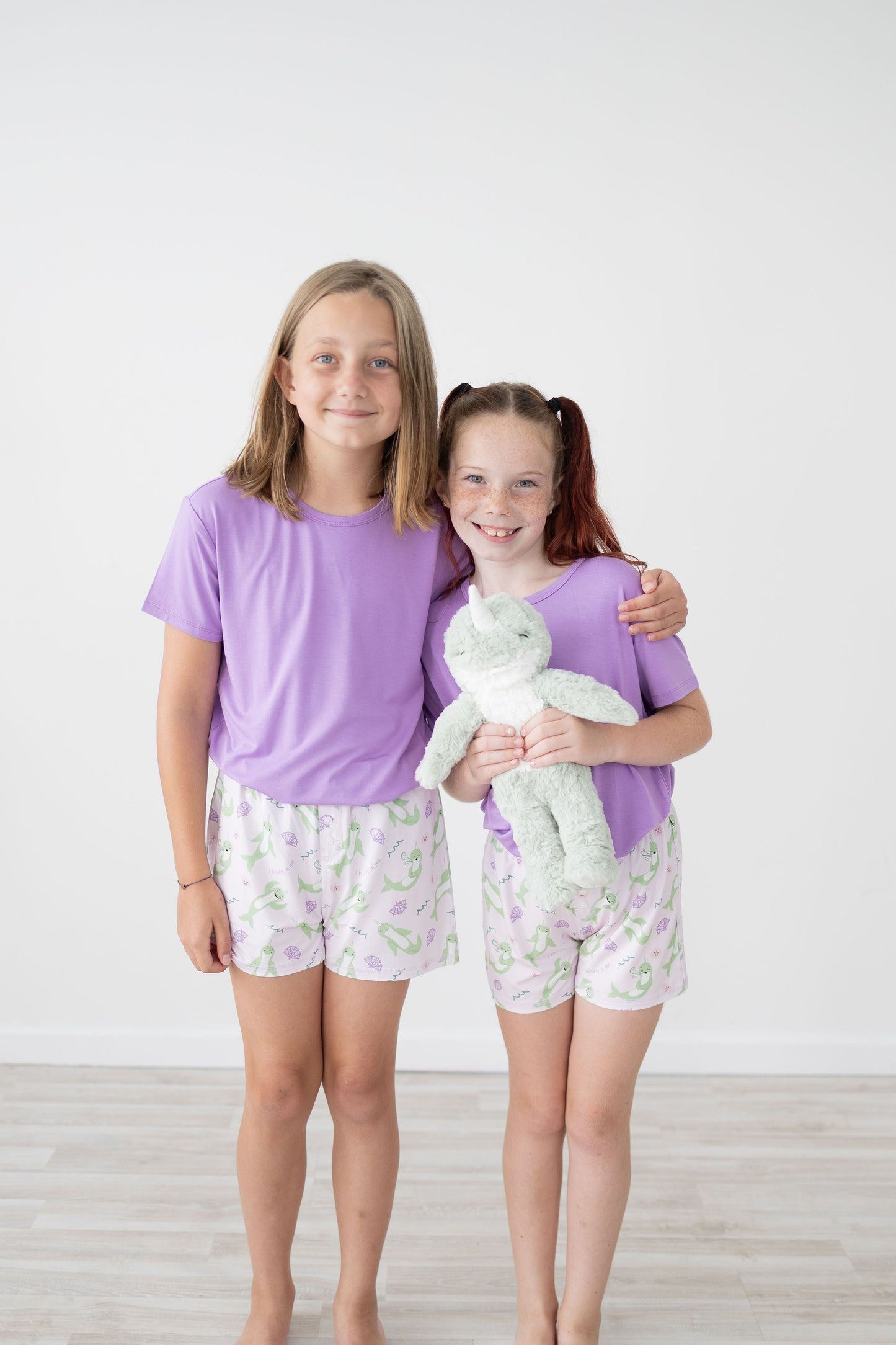 Narwhal Girls Youth Short Set