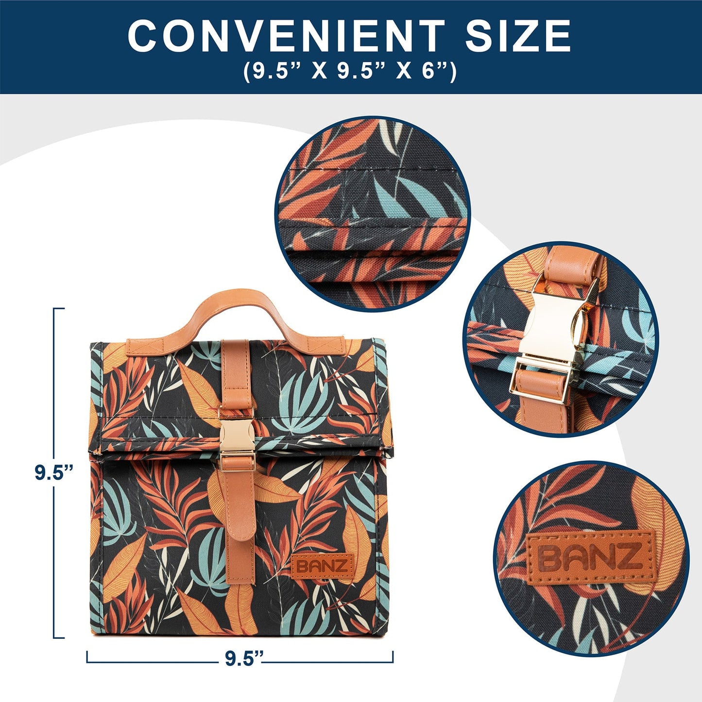 Insulated Lunch Cooler Bag