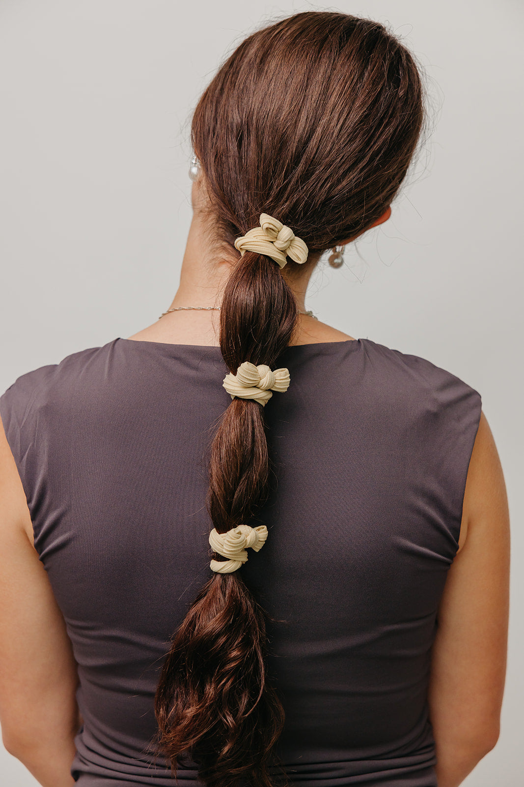 BOW SLICK BACK PONYTAILS (PACK OF 3)