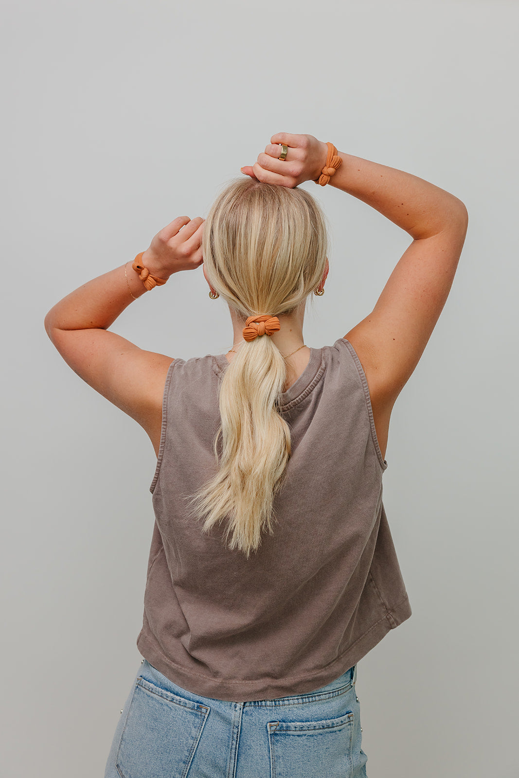 BOW SLICK BACK PONYTAILS (PACK OF 3)