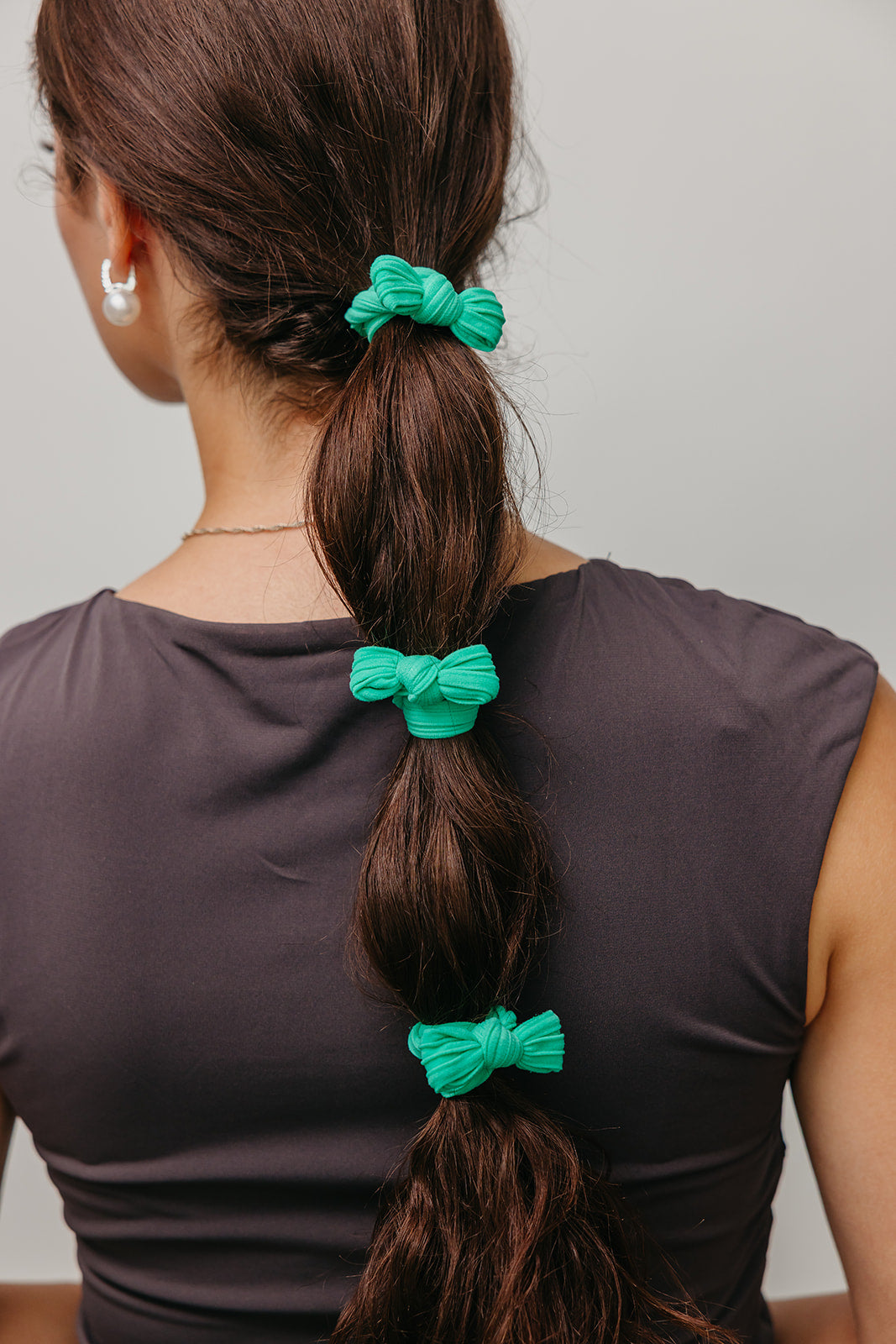BOW SLICK BACK PONYTAILS (PACK OF 3)