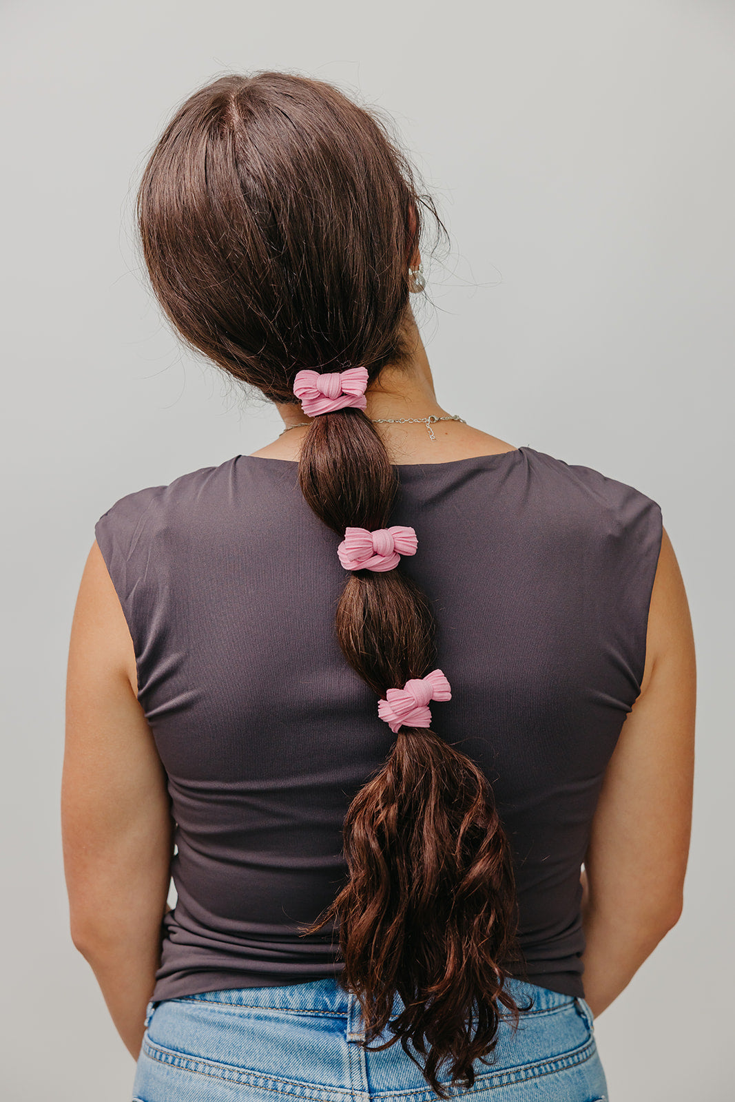 BOW SLICK BACK PONYTAILS (PACK OF 3)