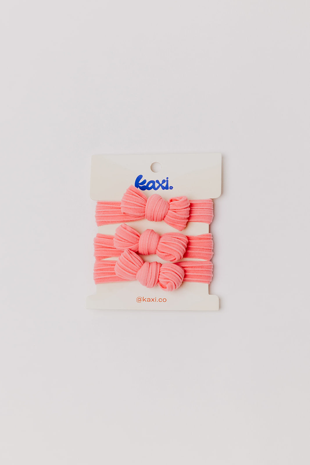 BOW SLICK BACK PONYTAILS (PACK OF 3)