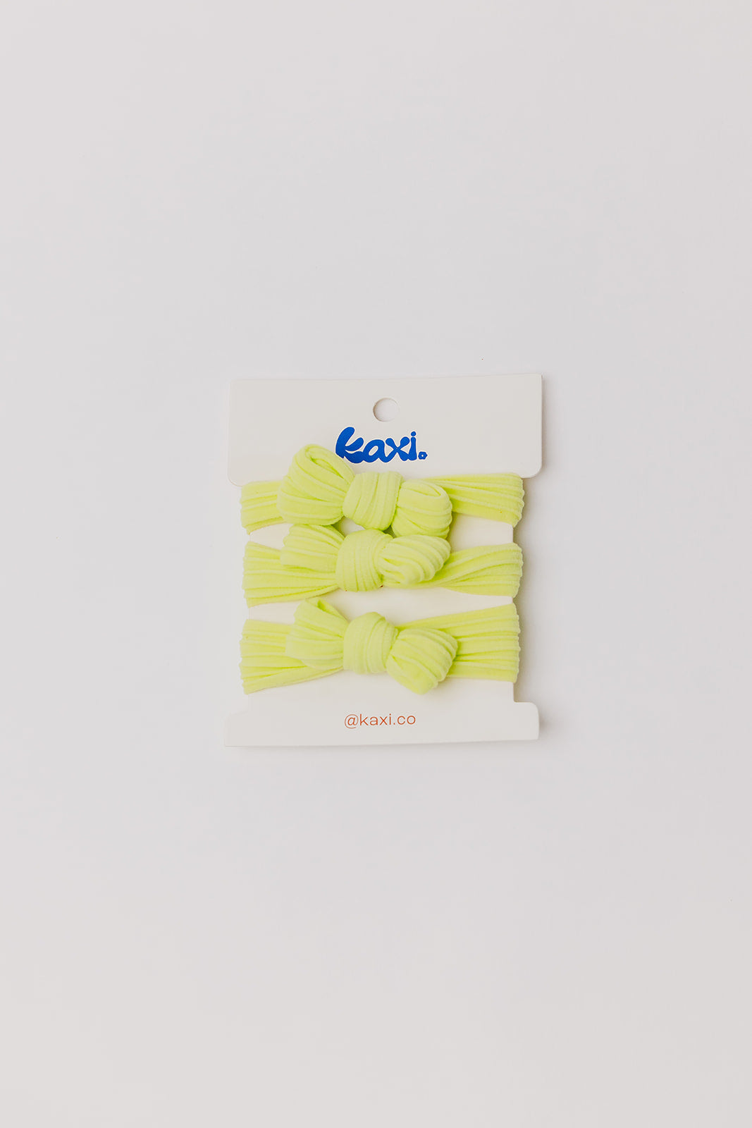 BOW SLICK BACK PONYTAILS (PACK OF 3)