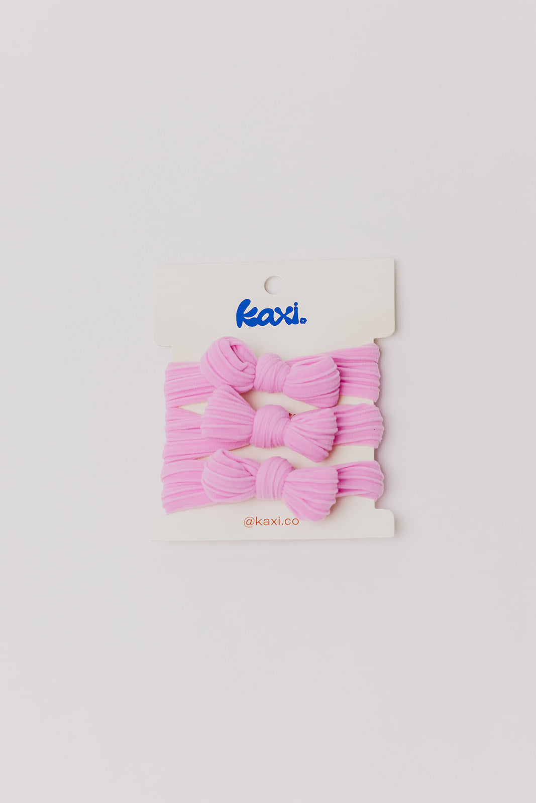 BOW SLICK BACK PONYTAILS (PACK OF 3)