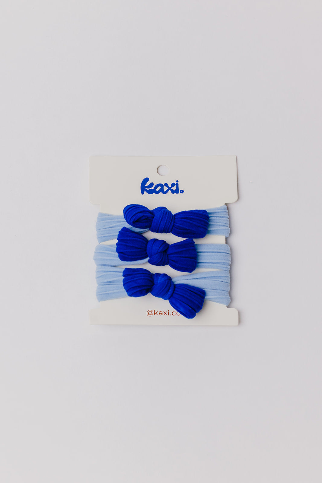 TWO TONED BOW SLICK BACK PONYTAILS (PACK OF 3)