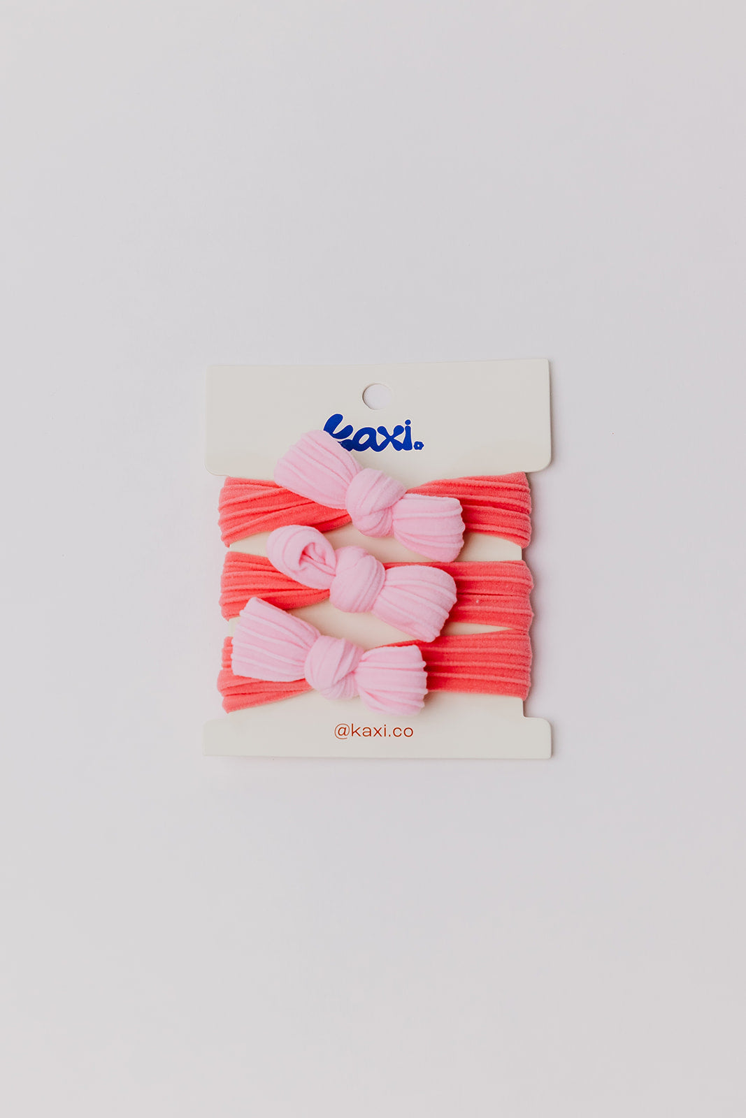 TWO TONED BOW SLICK BACK PONYTAILS (PACK OF 3)