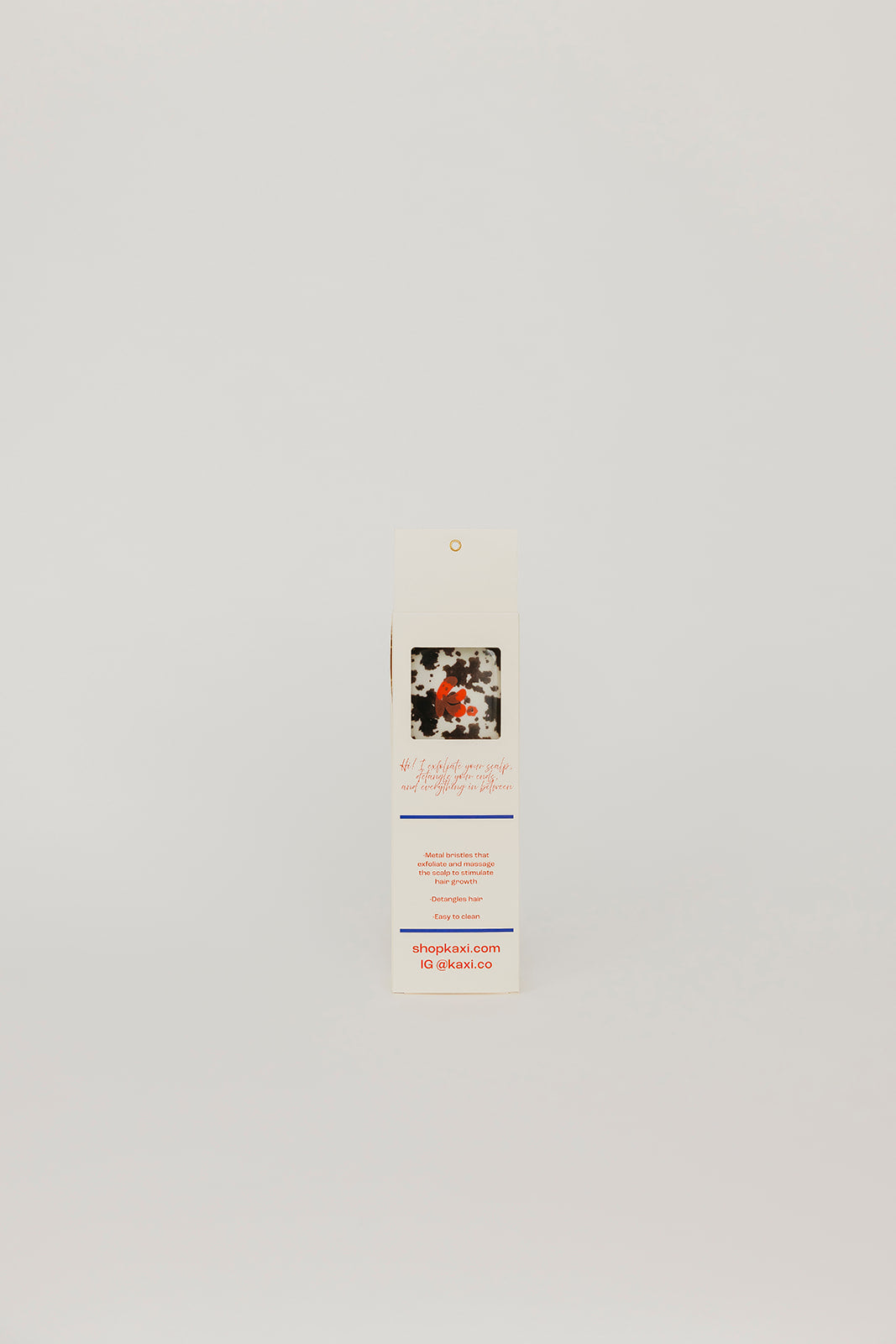 KAXI COW PRINT SCALP TO ENDS BRUSH