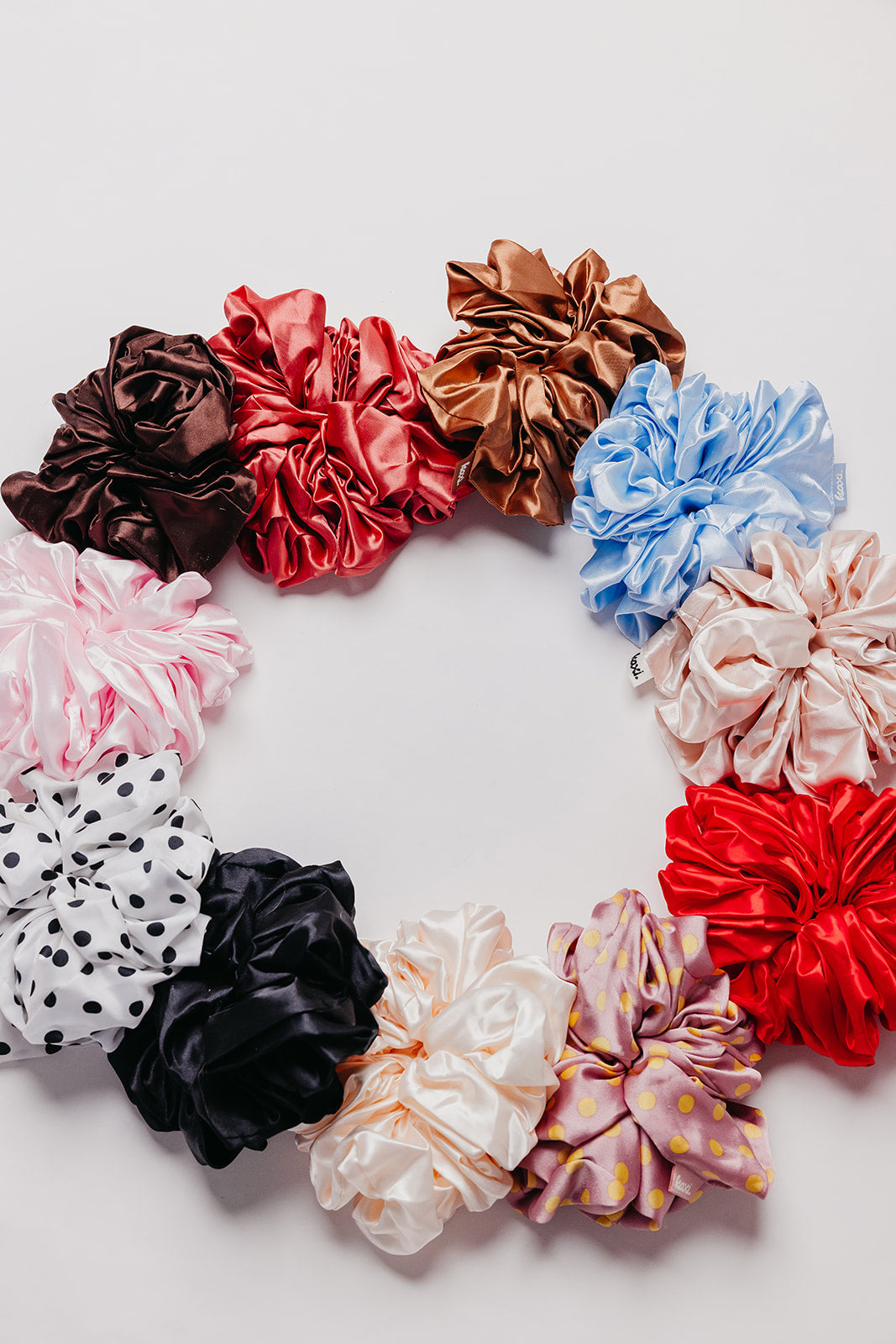 JUMBO SLEEP SILK/SATIN SCRUNCHIES