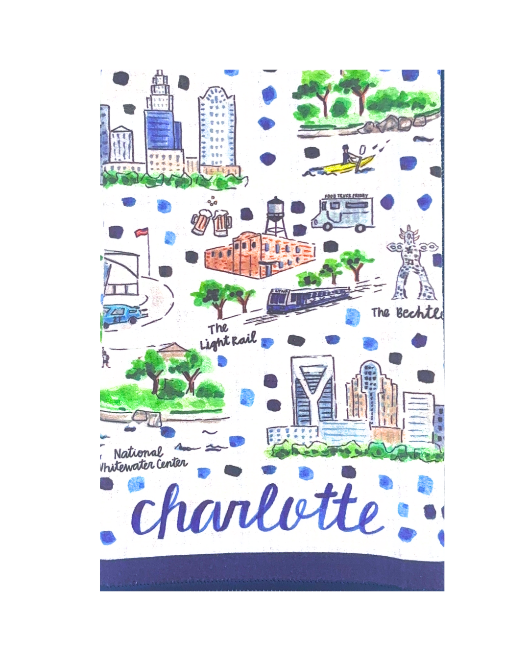 Charlotte Double-Sided Tea Towel