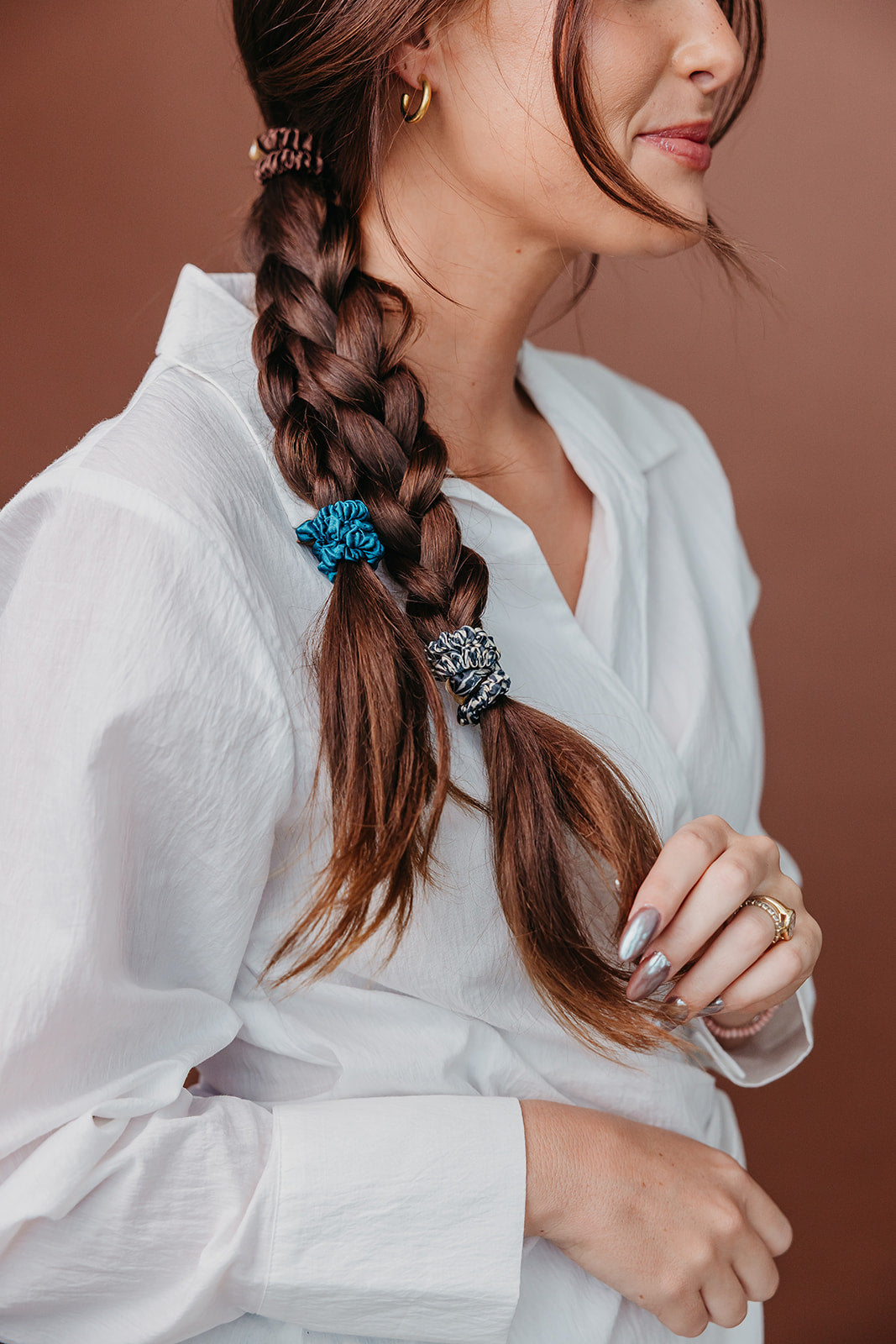 SKINNY SATIN SLEEP SCRUNCHIE SET