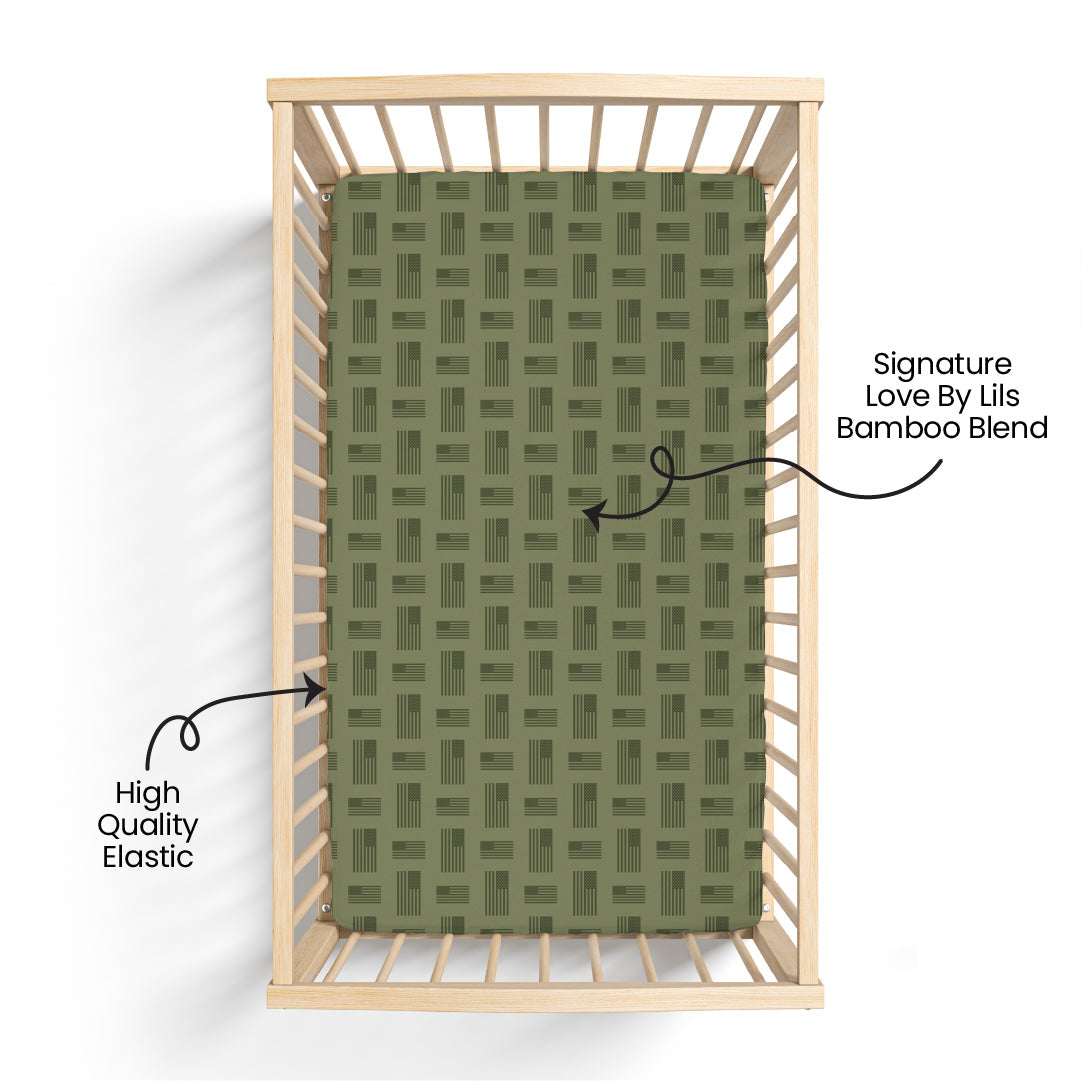 Kolton Bamboo Crib Sheet