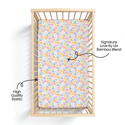Korrie Dots Bamboo Crib Sheet