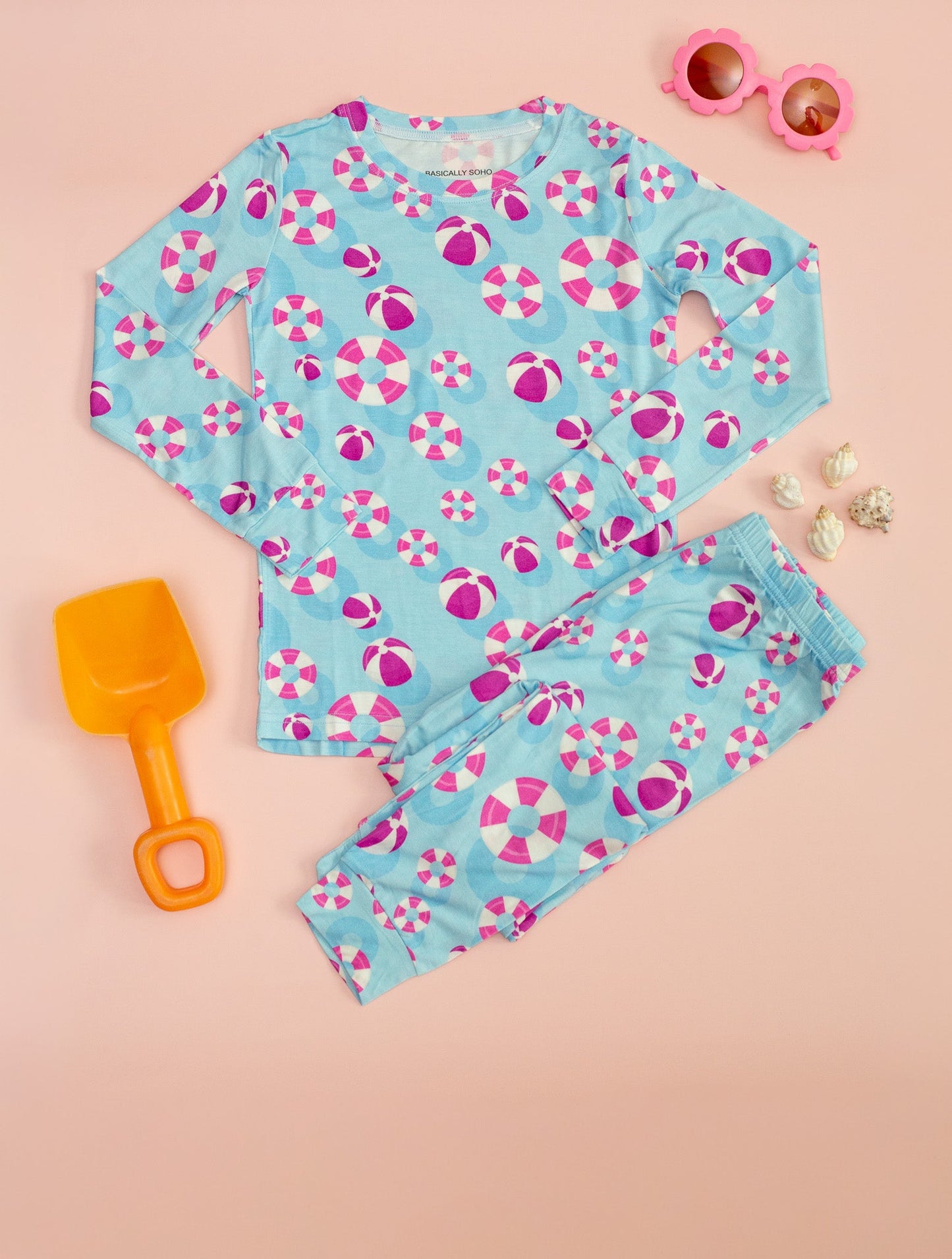 Hamptons Pool Party Pink Two-Piece Set