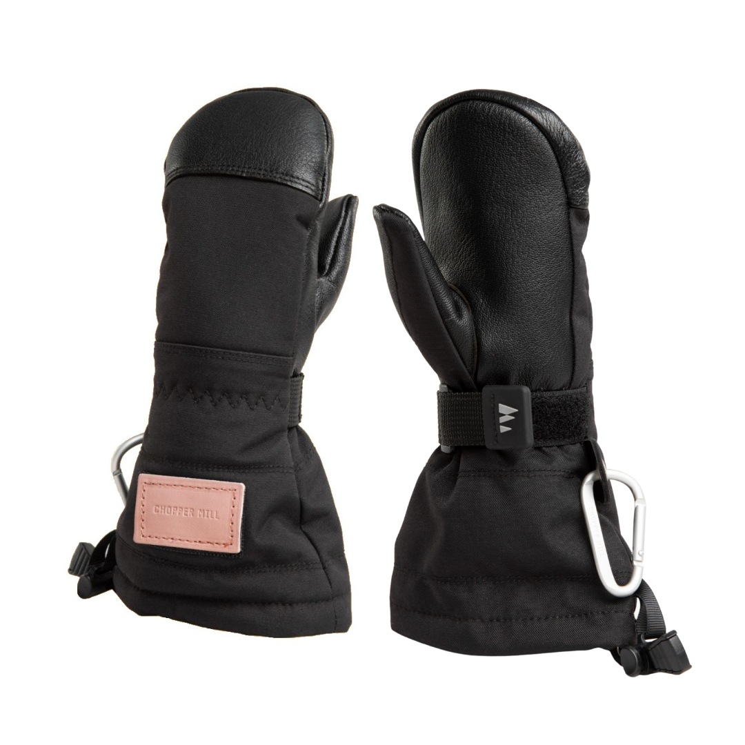 Chopper Mill® Kids Mountain Mittens with Personalized Velcro Name Patch