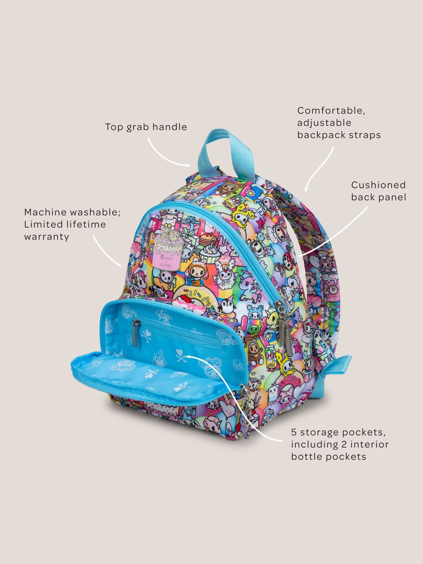 tokidoki Everyday Mini Backpack - 20th Anniversary Celebration