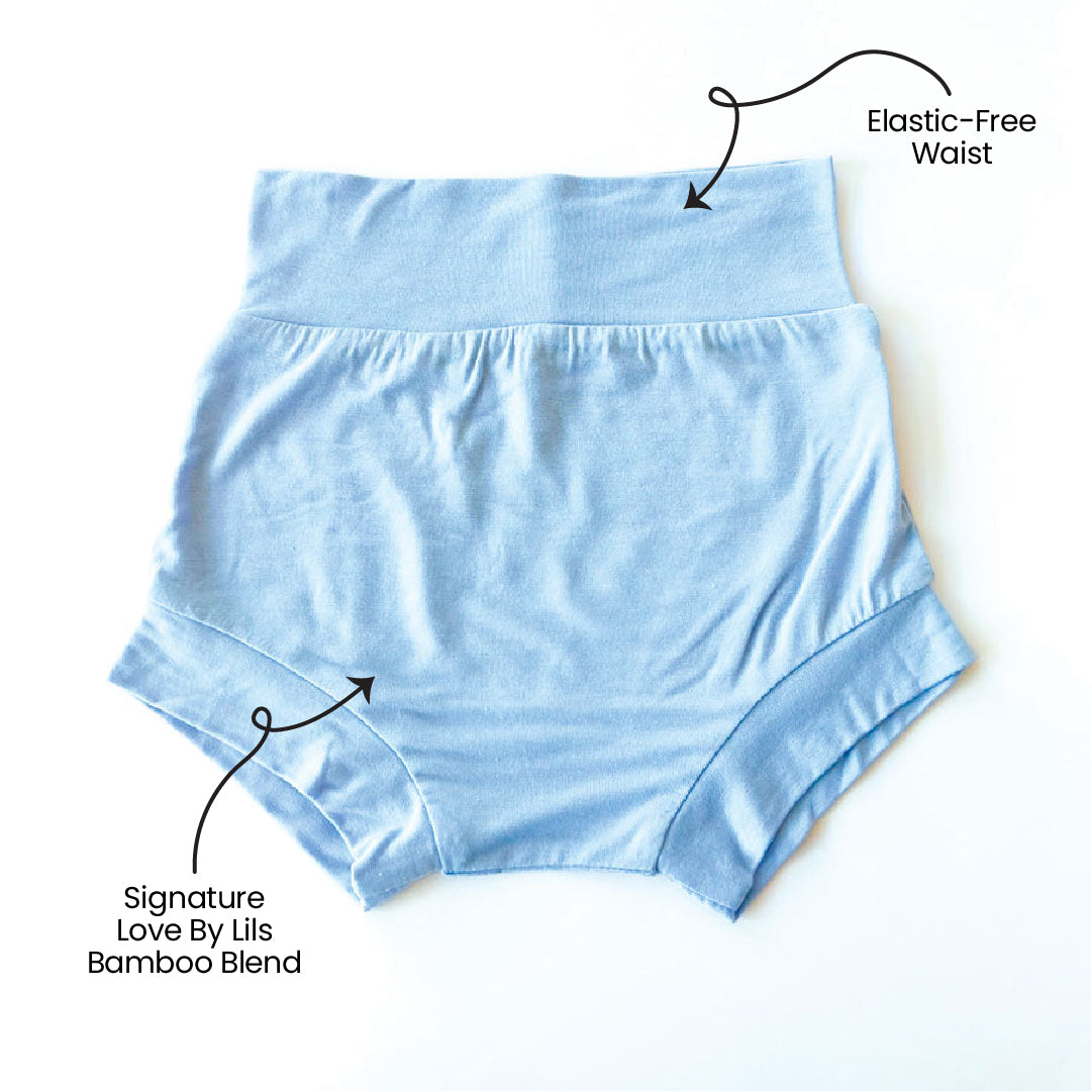 Lillian Trisomy 18 Blue Bamboo Bummies