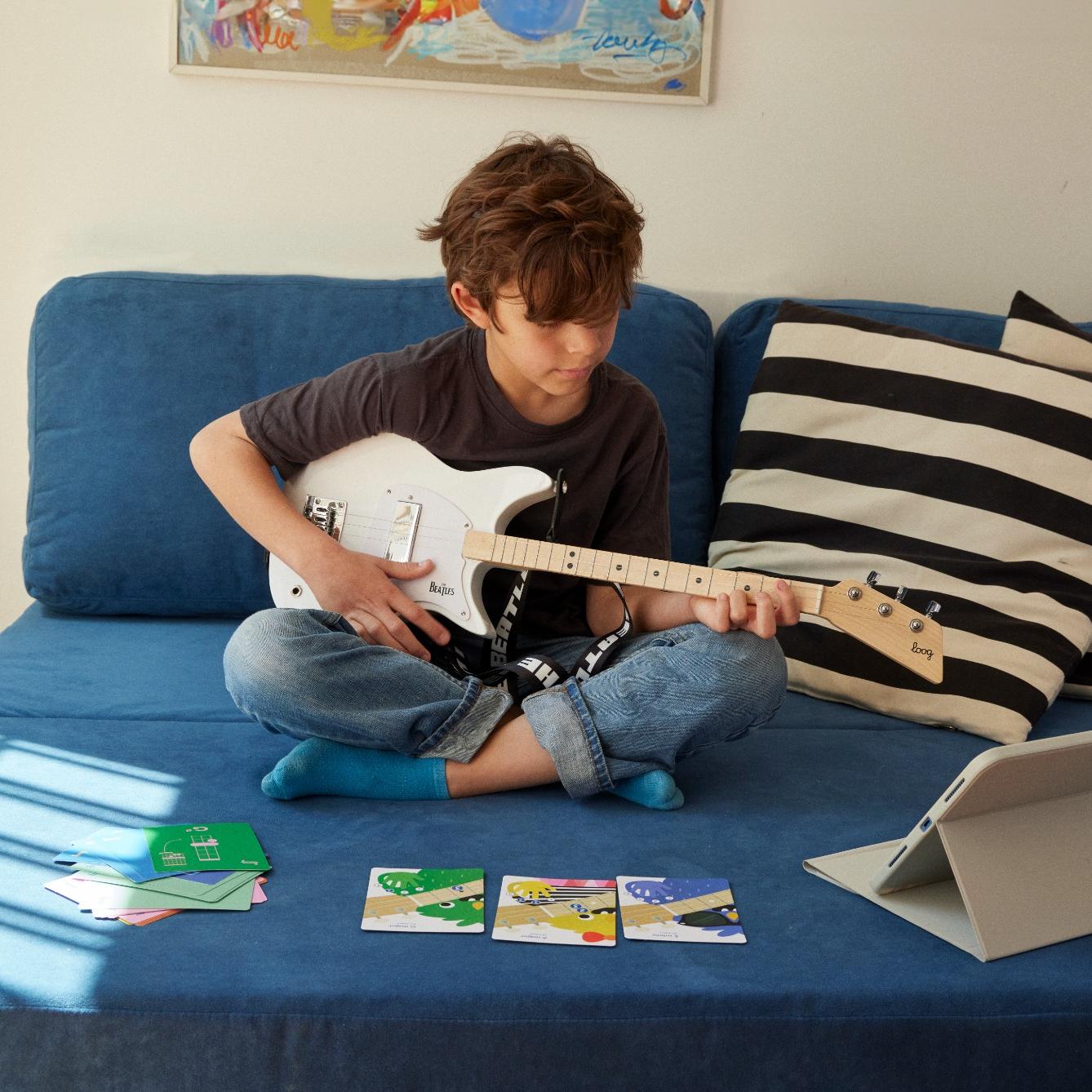 beatles + loog electric guitar
