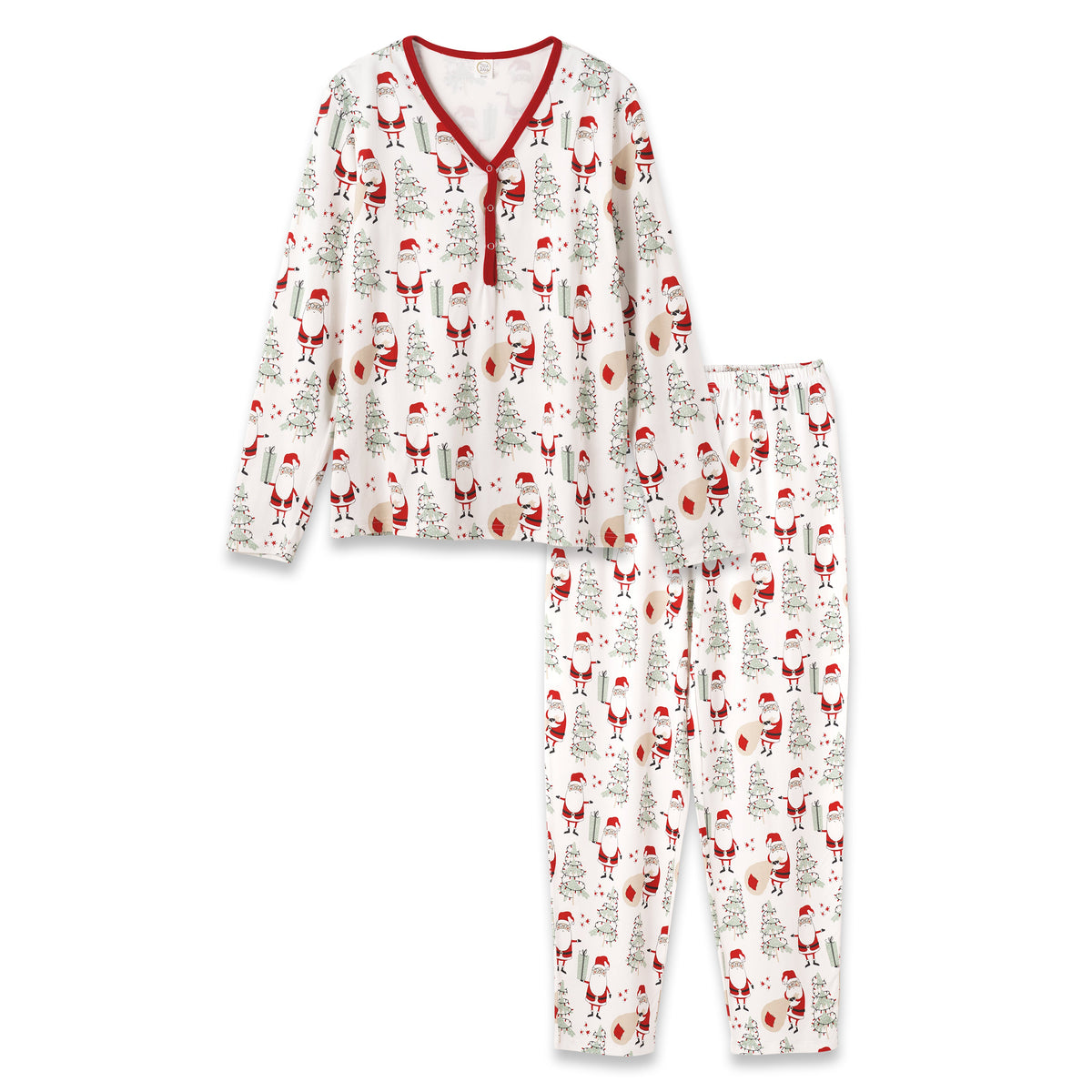 Christmas Bamboo Family Matching Pajama's – Merry Santa Claus