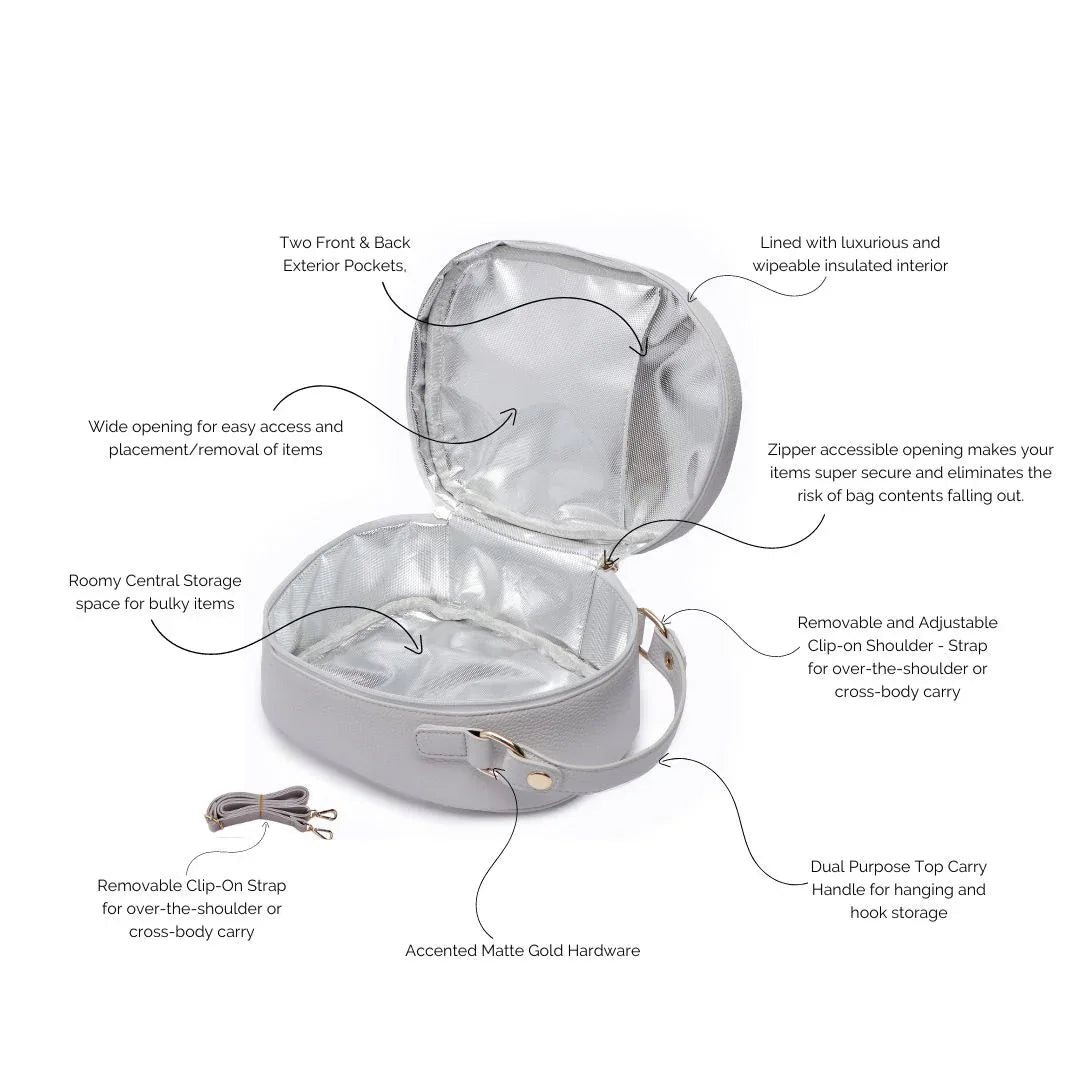 Classic Snack Bag | Stone Grey