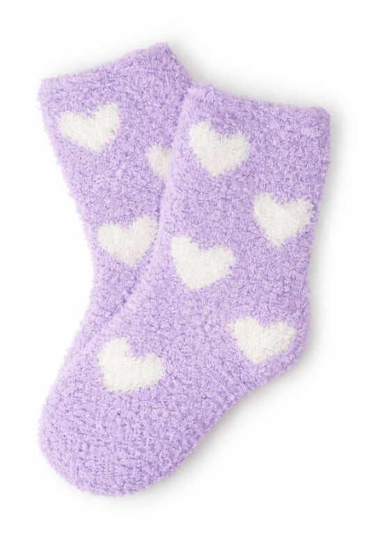 Lavender/Coconut Sporty Cozy Socks