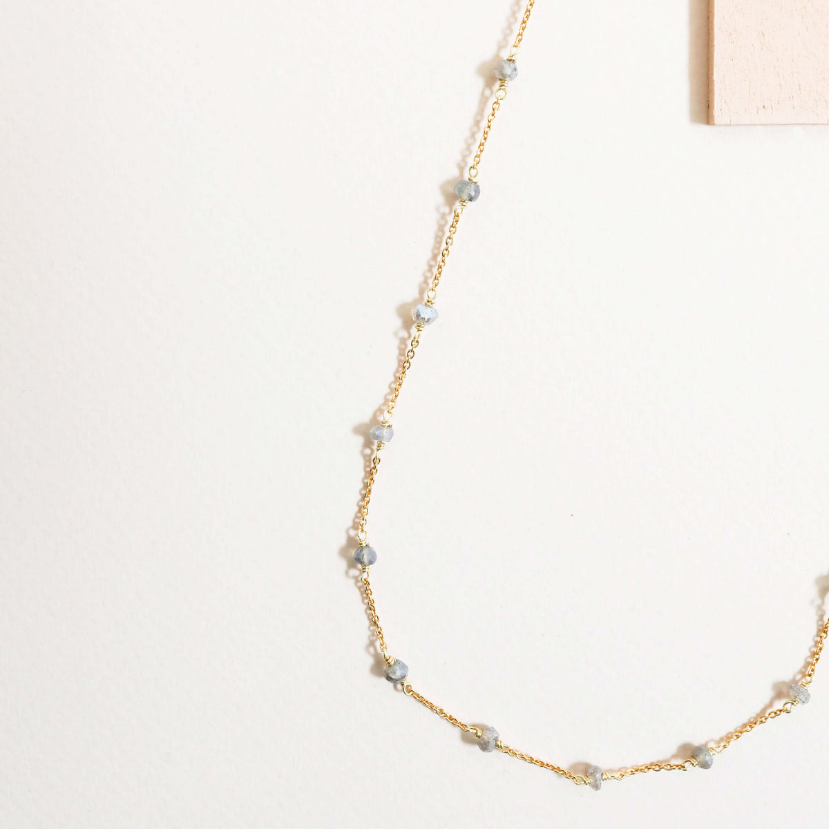 Ballet Chain - Silver Labradorite Layering Chain