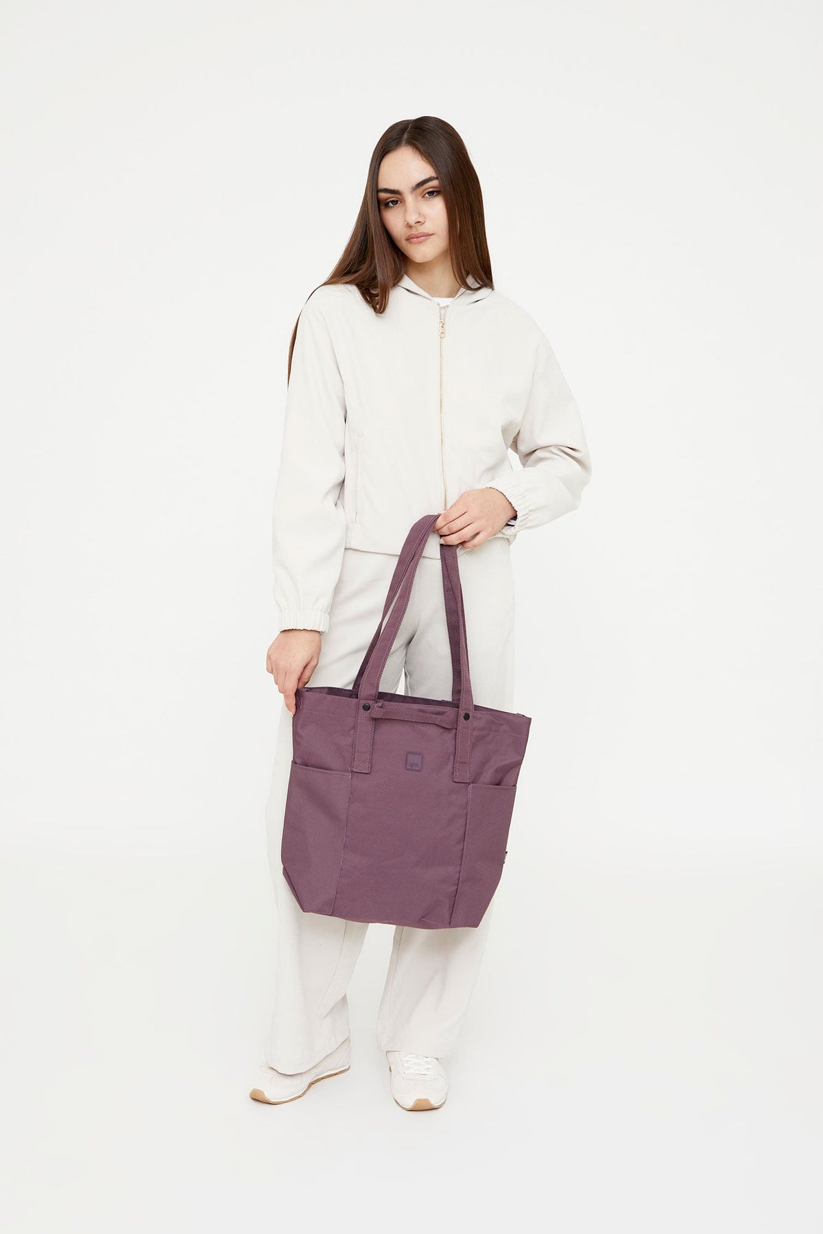 Raw Tote Bag Maroon
