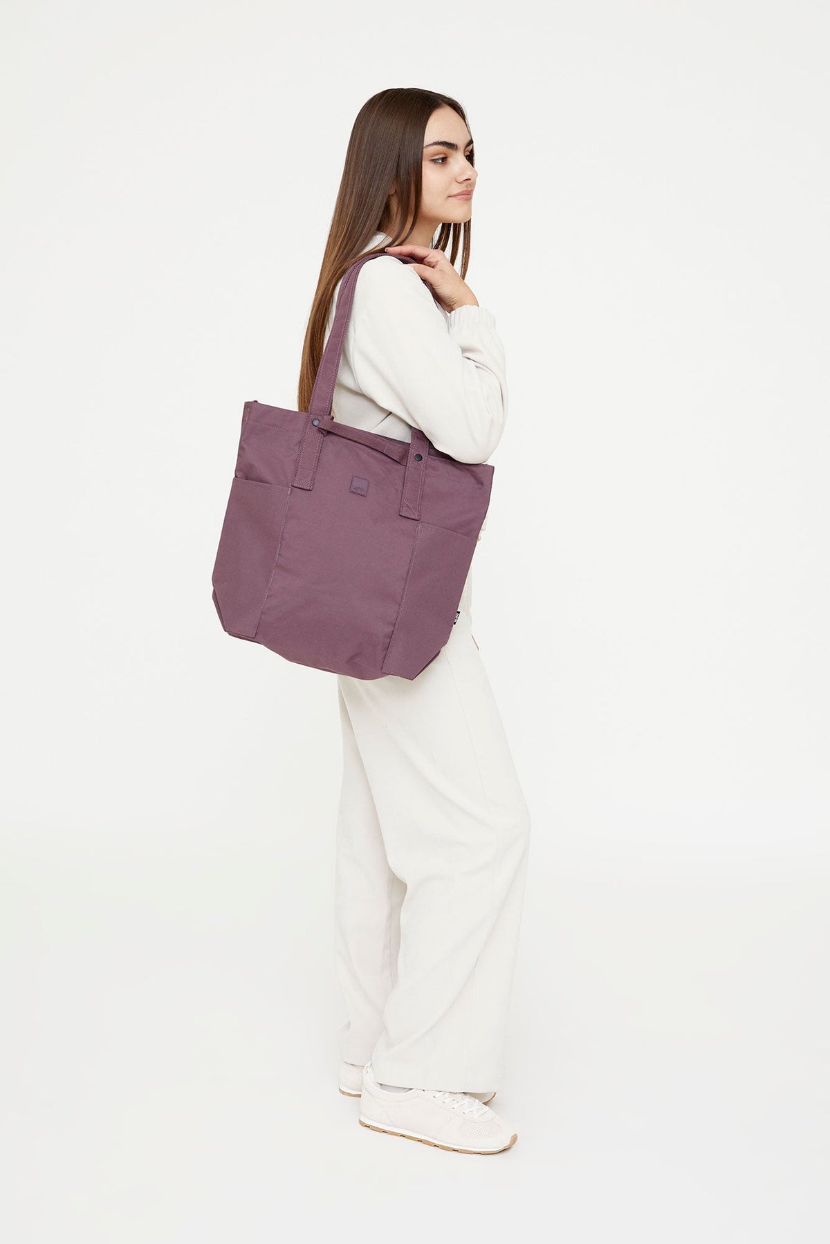 Raw Tote Bag Maroon