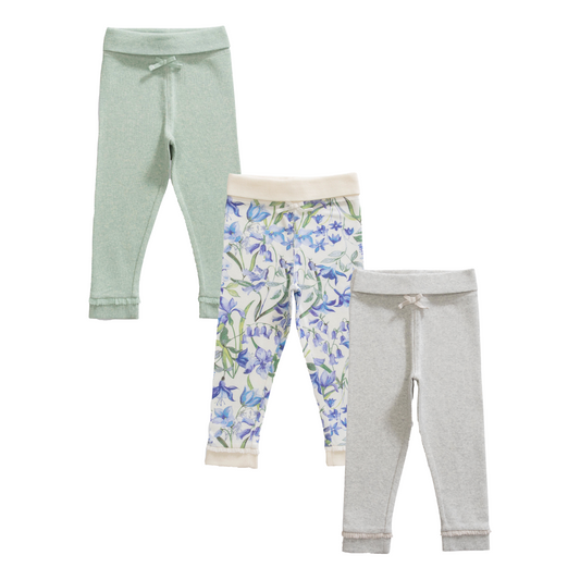 Pull-on Leggings for Toddler Girls - 3 Pack