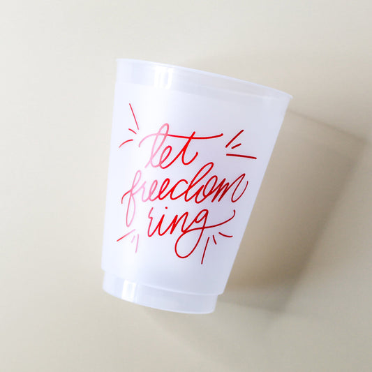 Let Freedom Ring Party Cups