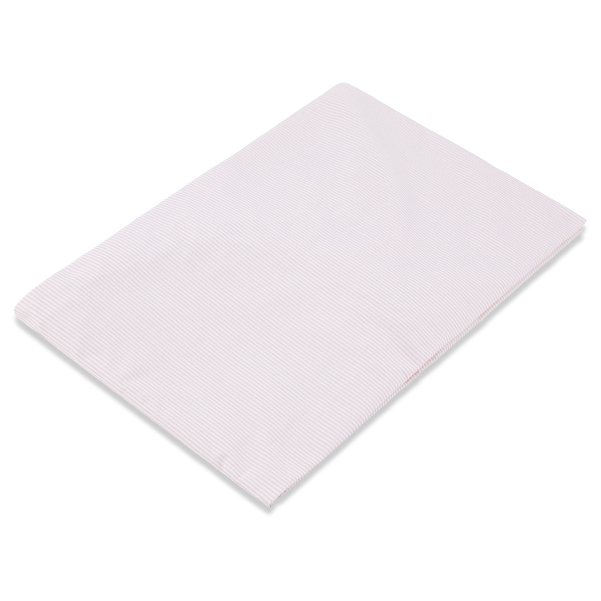 Striped Crib Sheet - Light Pink Luxury Baby Bedding