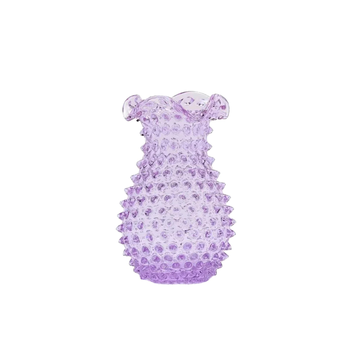 Hobnail Vase - Petal - Lilac Bloom