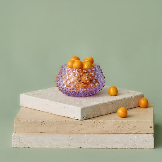 Hobnail Bowl - Small - Lilac Bloom