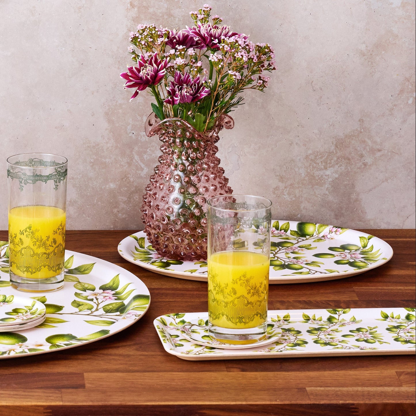Lime Grove Narrow Birchwood Small Decorative Tray