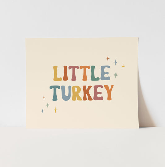 Little Turkey Art Print