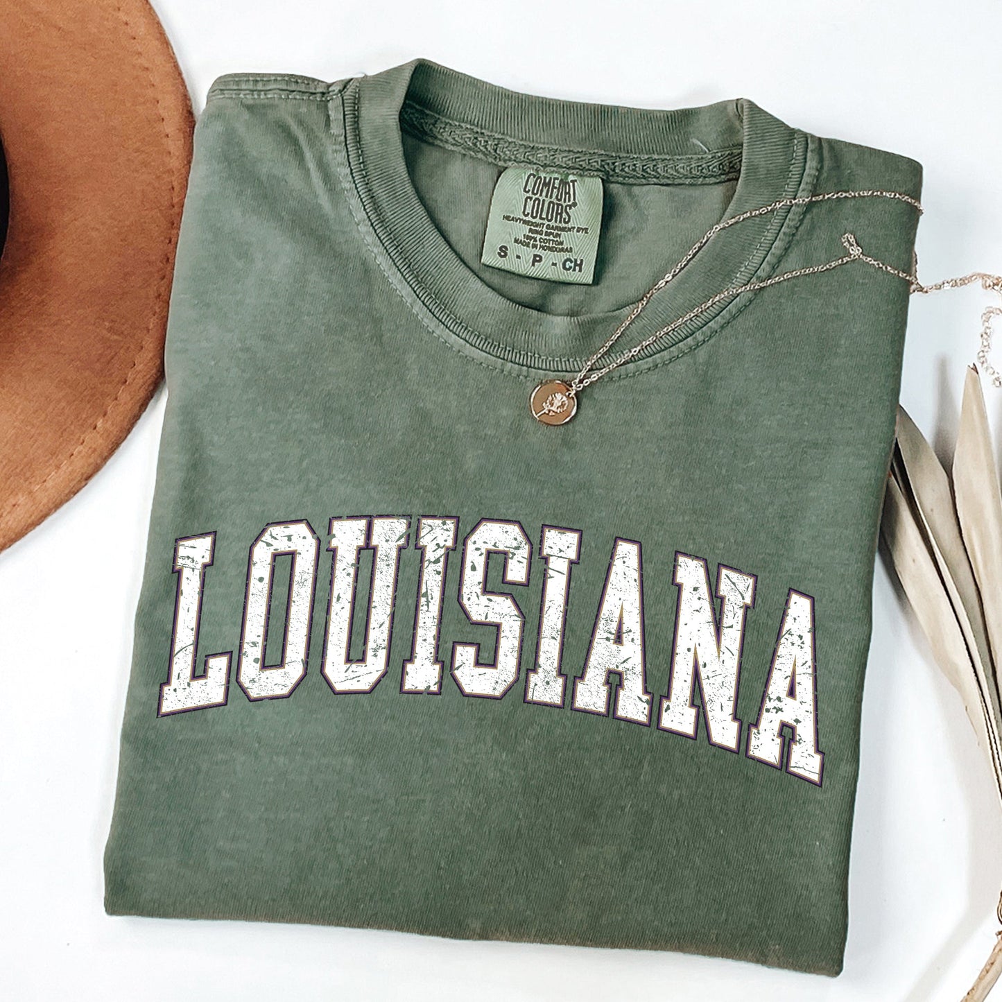 Louisiana, Football, Sports, Game Day, Big Game, Touchdown, Tailgate Party, University, College, State Tshirt Comfort Colors T-Shirt