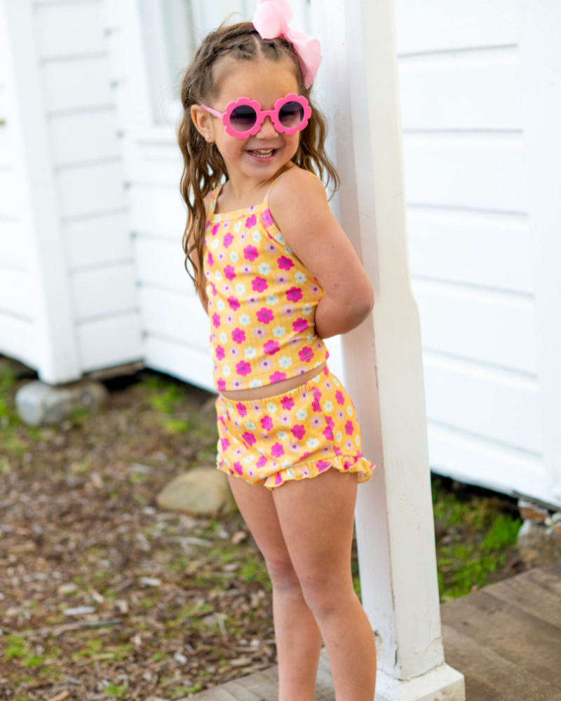 Luna Top & Bloomer Set - Daisy Chain