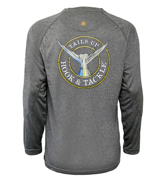 Youth Tails Up UV Fishing Shirt