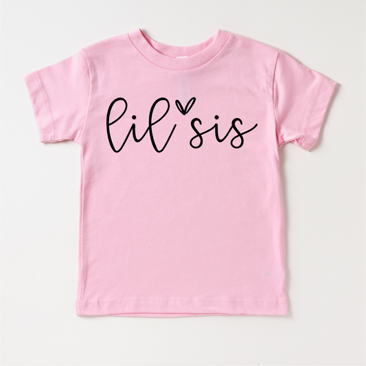 Lis Sis Sister Siblings Family Shirt - Sister Tee