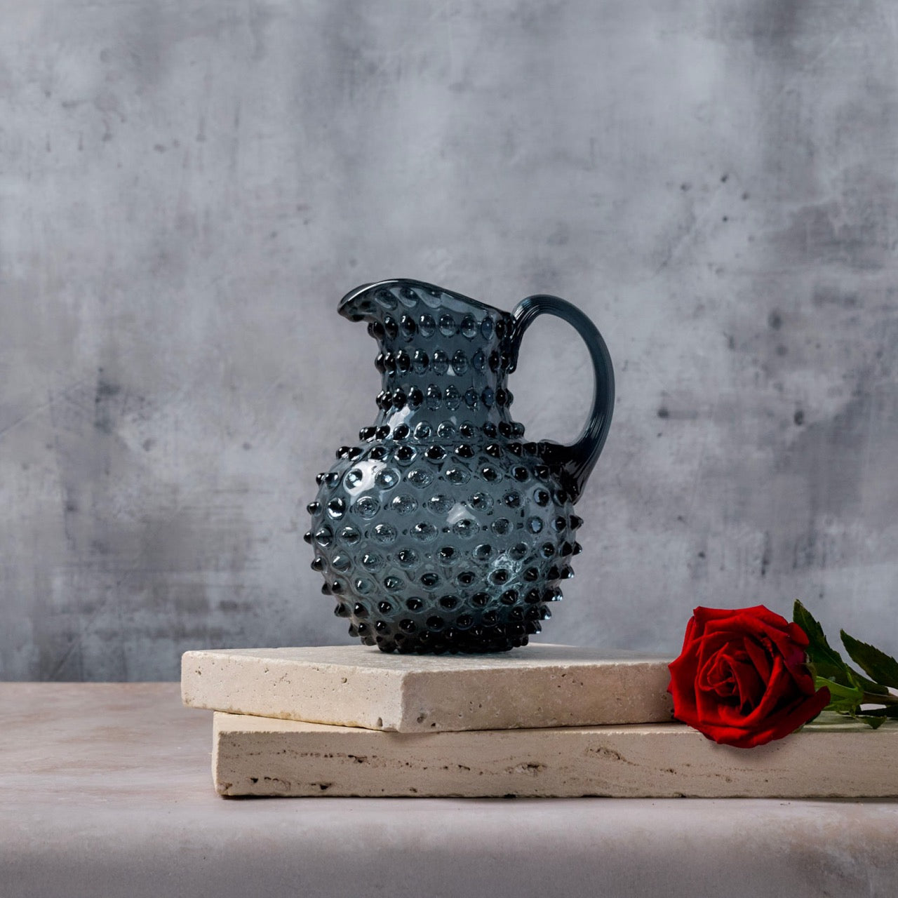Hobnail Jug - Creamer - Charcoal Haze