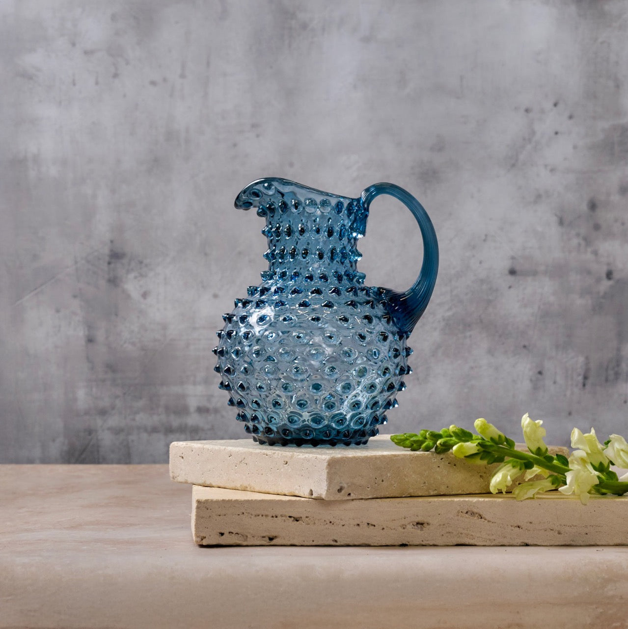 Hobnail Jug - Creamer - Midnight Blue