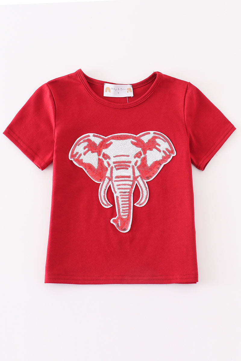 Alabama sequin mom & kid top