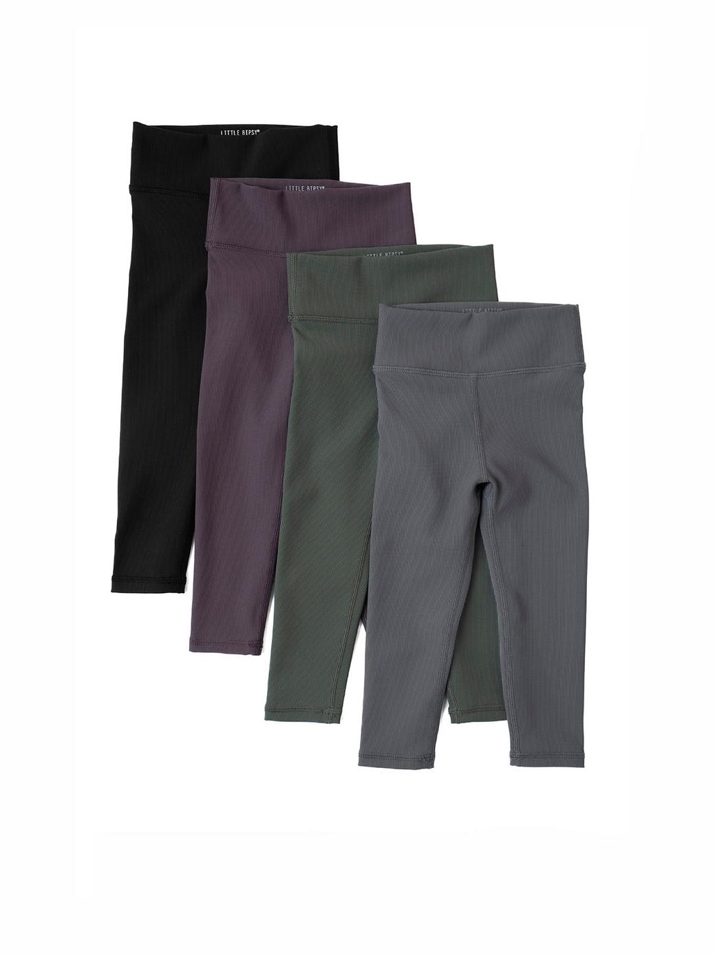 Baby Athletic Ribbed Legging - Forest