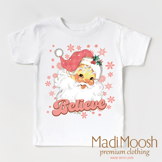 Sant Claus Believe Shirt - Christmas Shirt