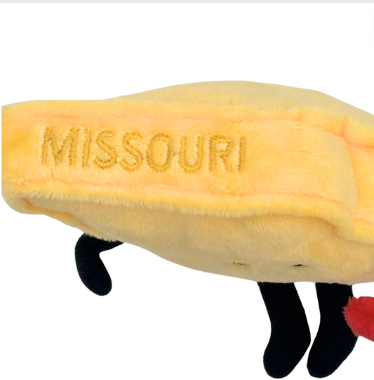 Missouri Mini Stuffed Magnet – 4-Inch Collectible | Stuffed States USA