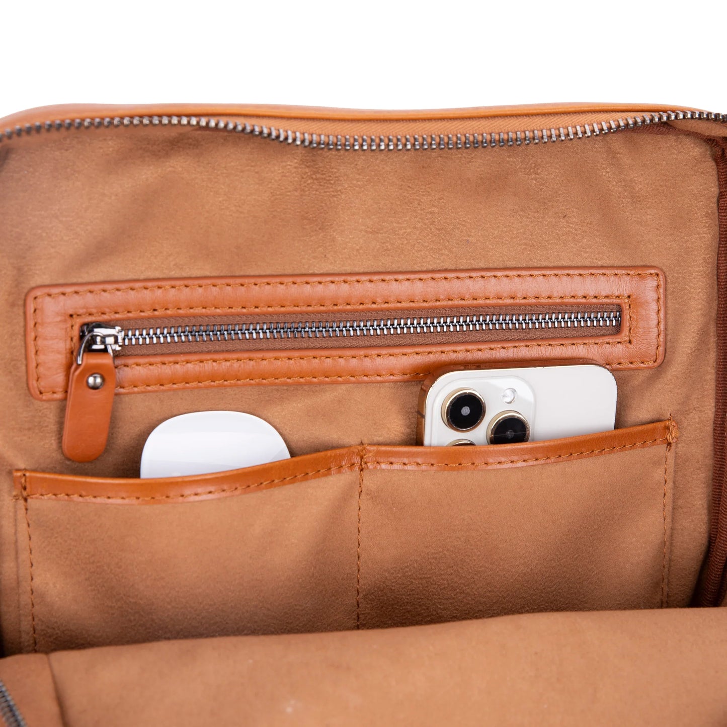 Hidden Castle Leather Backpack