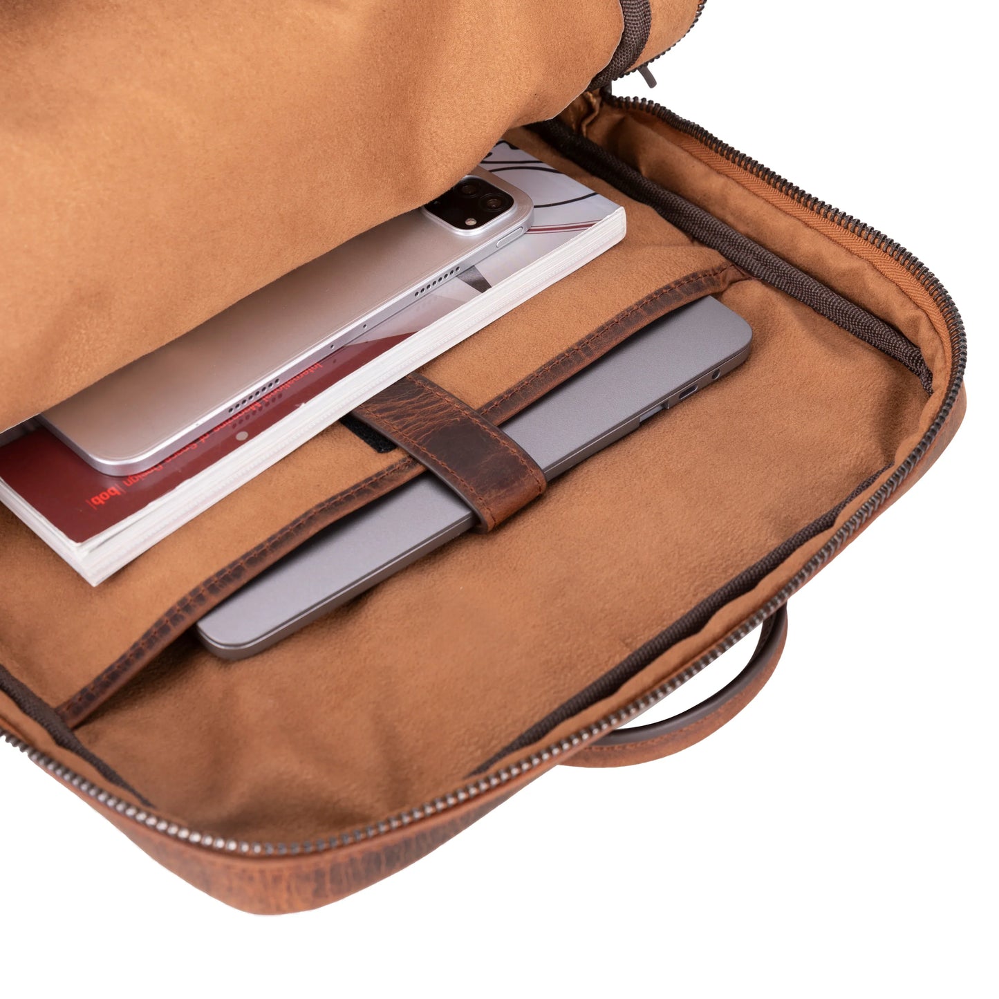 Hidden Castle Leather Backpack