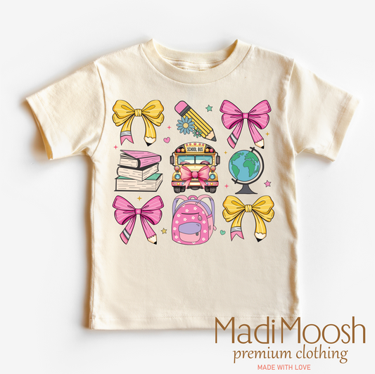 Bows And Pencils Back To School Shirt - Cute School Tee