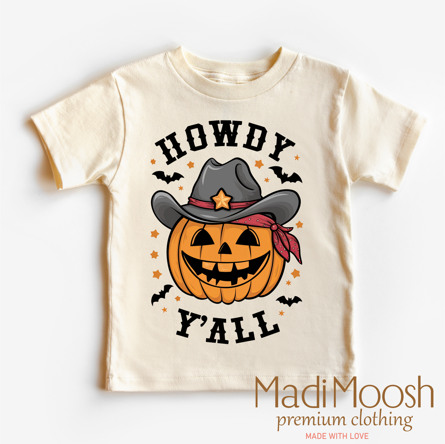 Howdy Y'all Fall Pumpkin Shirt - Halloween Tee